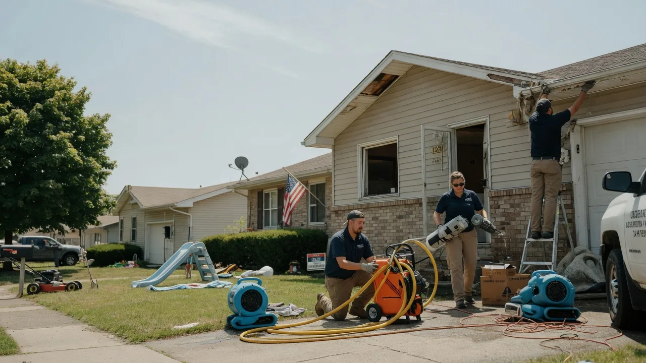 Water Damage Restoration in Bunch, OK near me